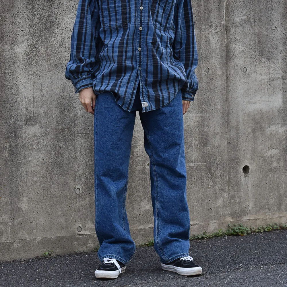 デッドストック！ Carhartt チェックライナー デニムパンツ RELAXED FIT 240312