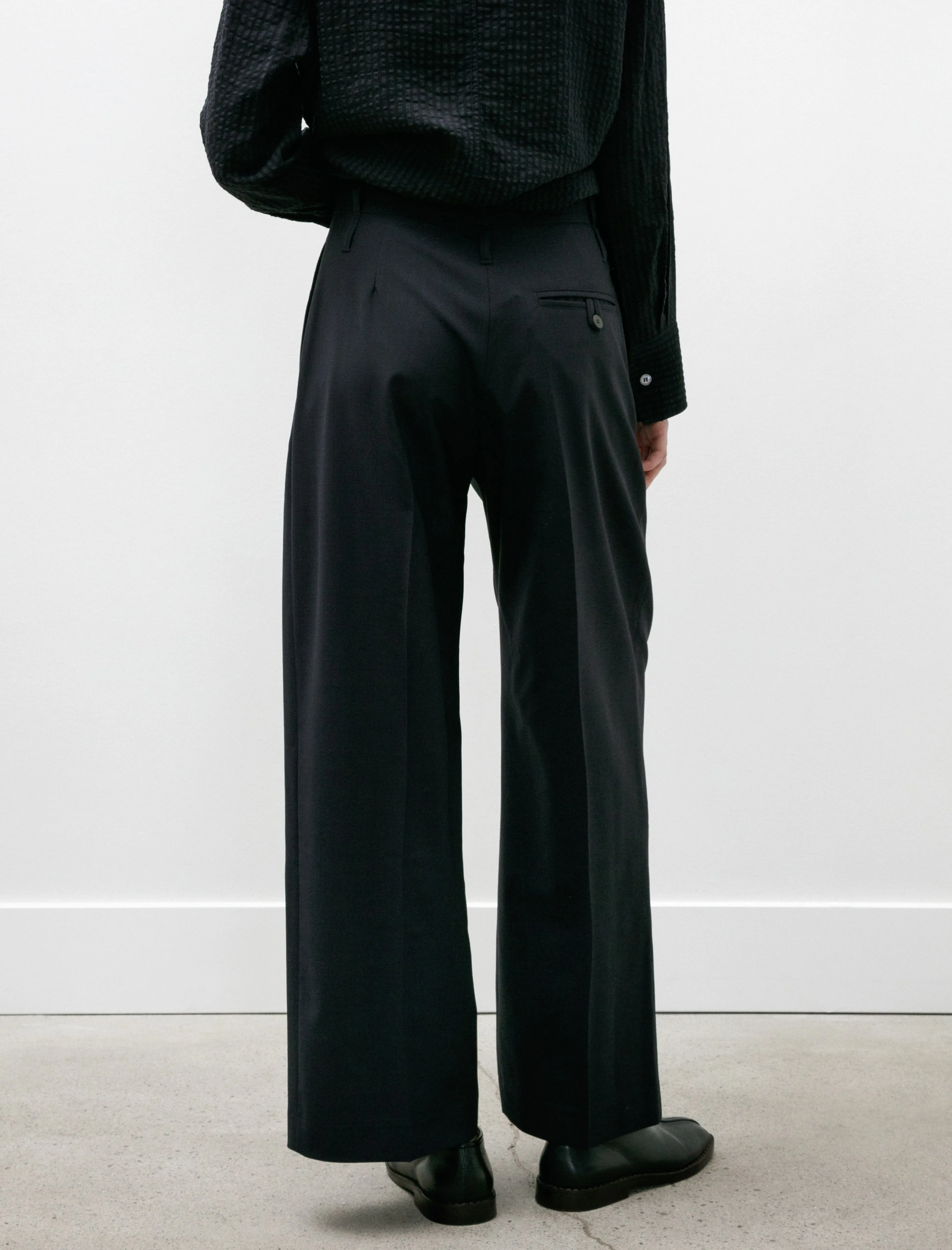 Baier High Waisted Slack Dark Navy