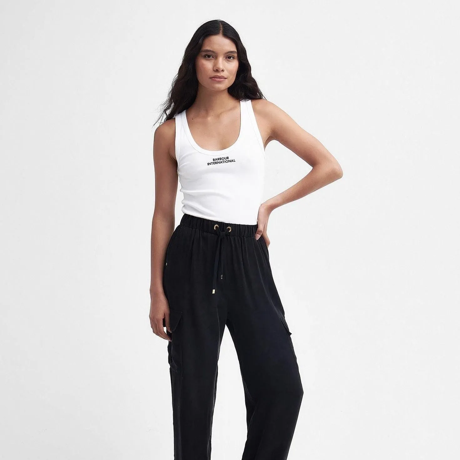 Barbour International Ozanne Tank Top In Classic White