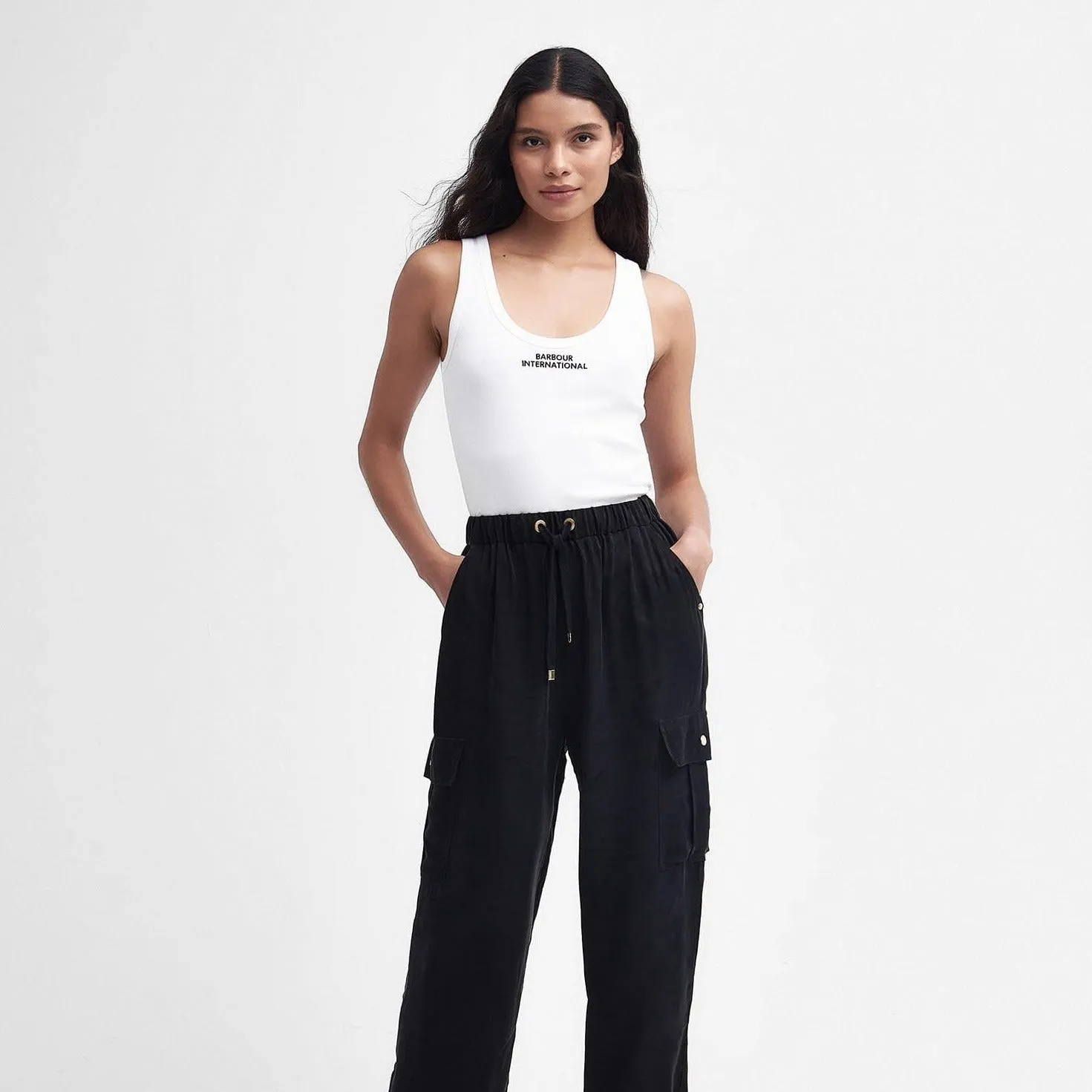 Barbour International Ozanne Tank Top In Classic White