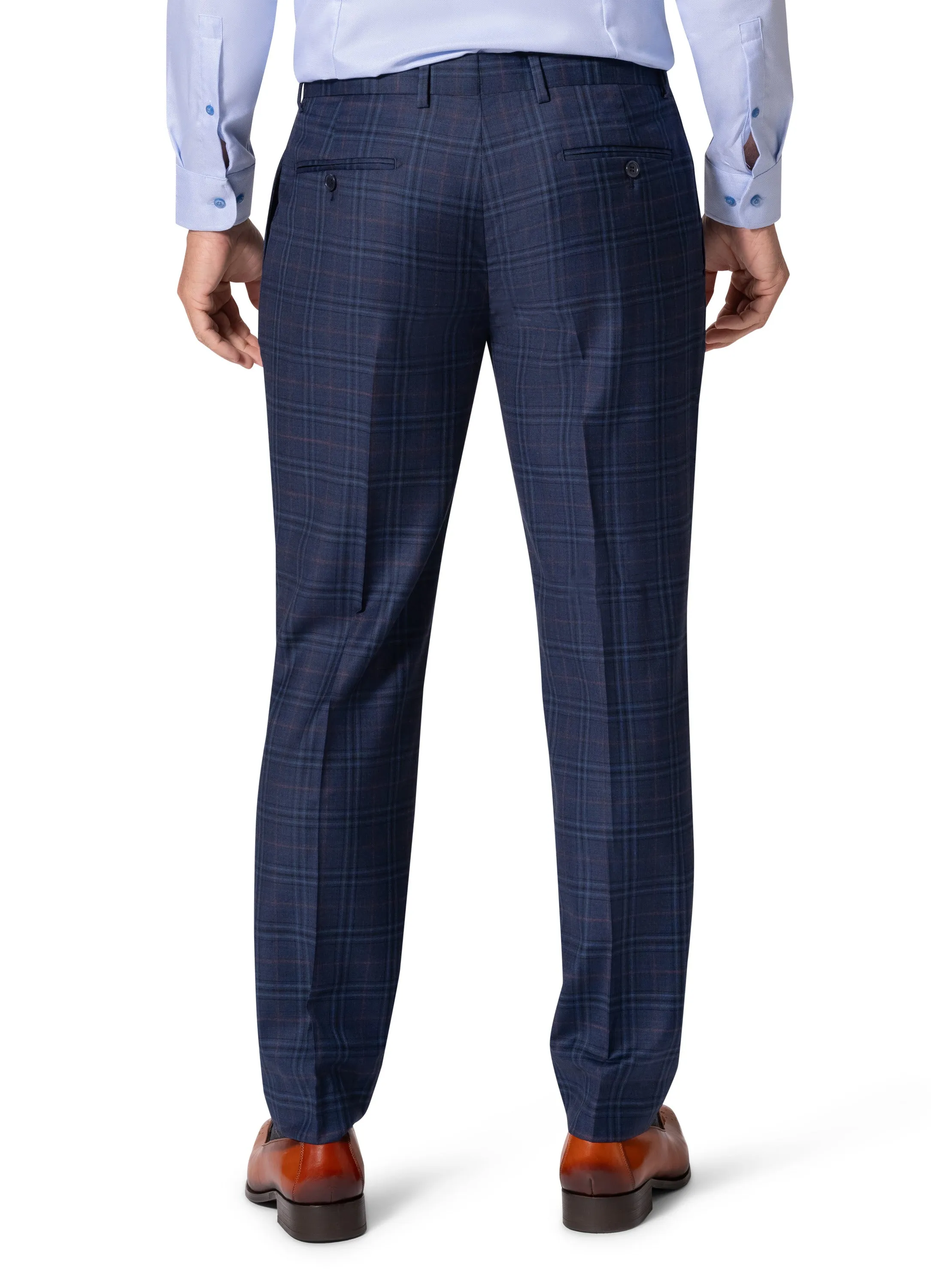 Berragamo Elegant - Faille Wool 10005.4101 D/B Modern Fit Suit