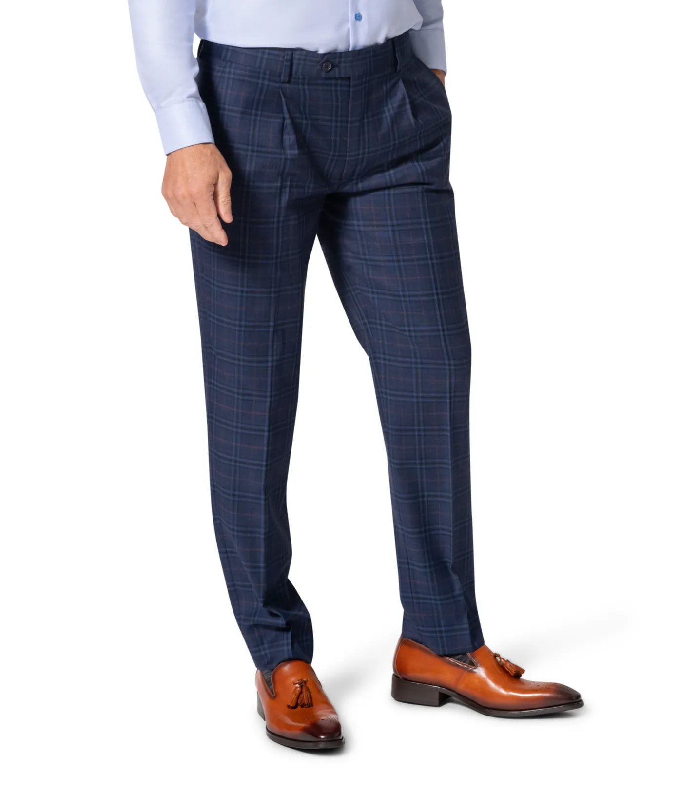 Berragamo Elegant - Faille Wool 10005.4101 D/B Modern Fit Suit
