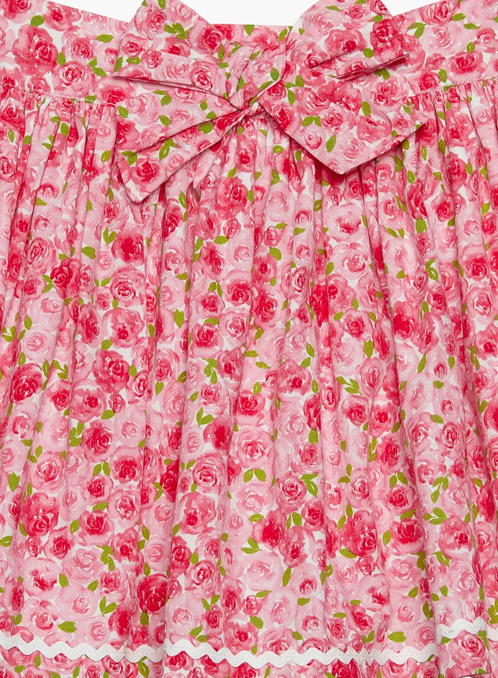 Bow Skirt in Rosie Floral