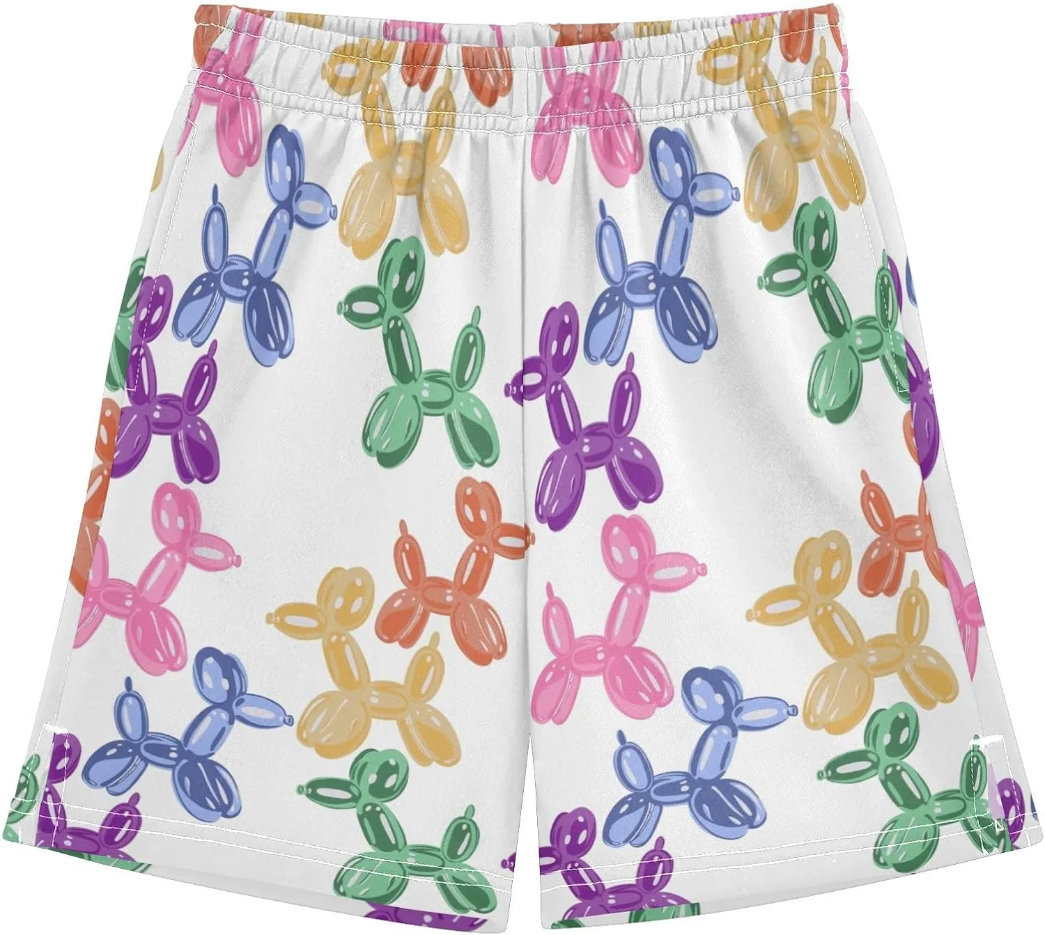 Boys Athletic Shorts Size 7-15 Boys' Casual Shorts with Pockets Elastic Waist Summer Kids Bottom for Sports Homewear