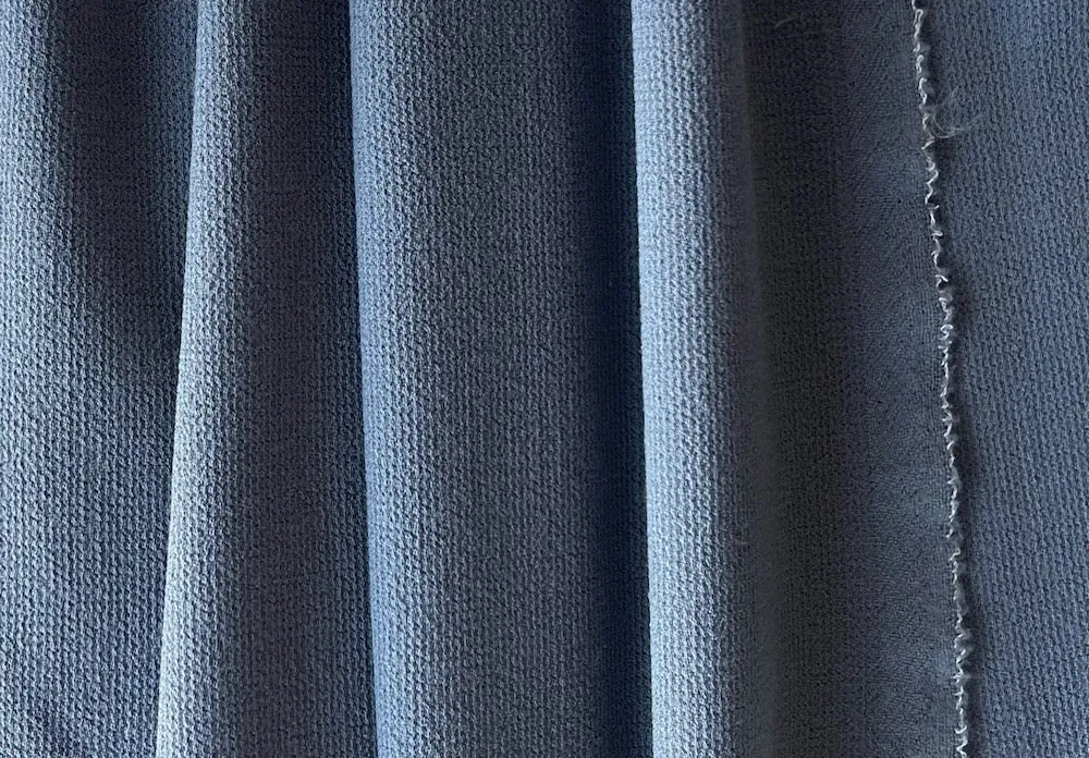 Burberry Scrumptious Dolphin Grey Wool Crepe (Made in Italy)
