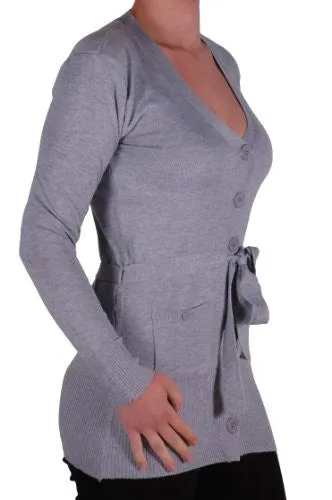 Classic Belted Knitted Cardigan