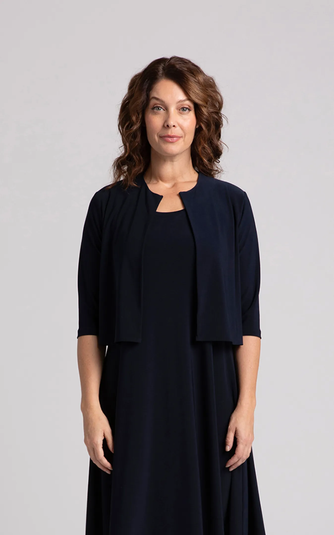 Classic Bolero Cardigan, Navy