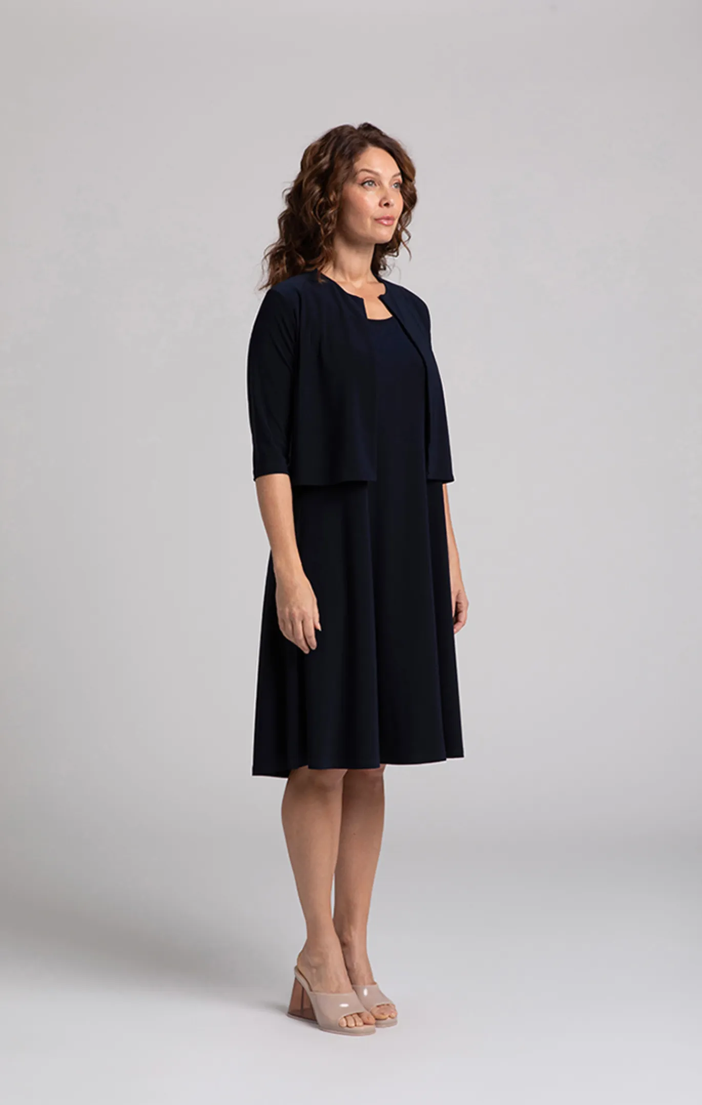 Classic Bolero Cardigan, Navy
