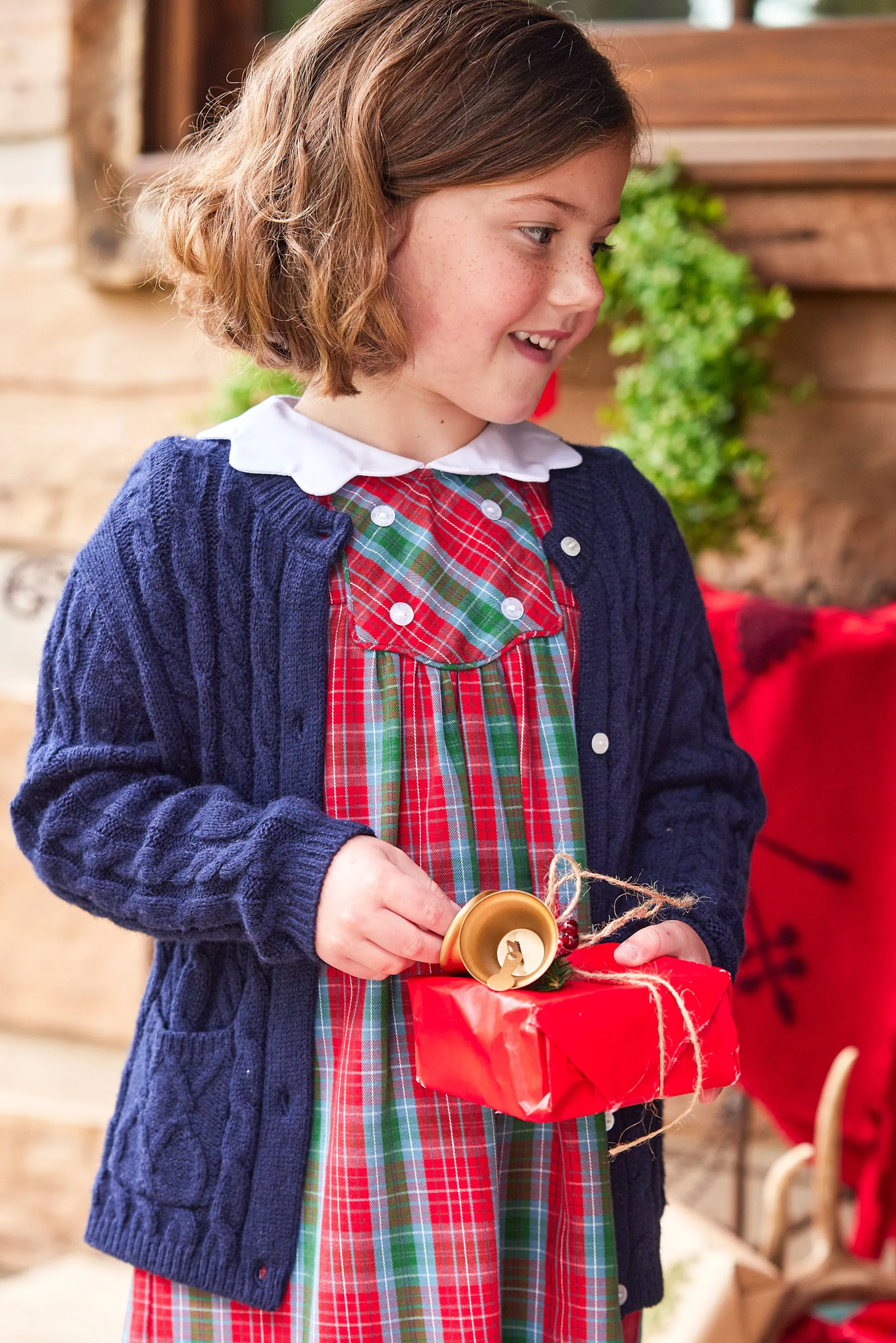 Classic Cashmere Blend Cardigan - Navy