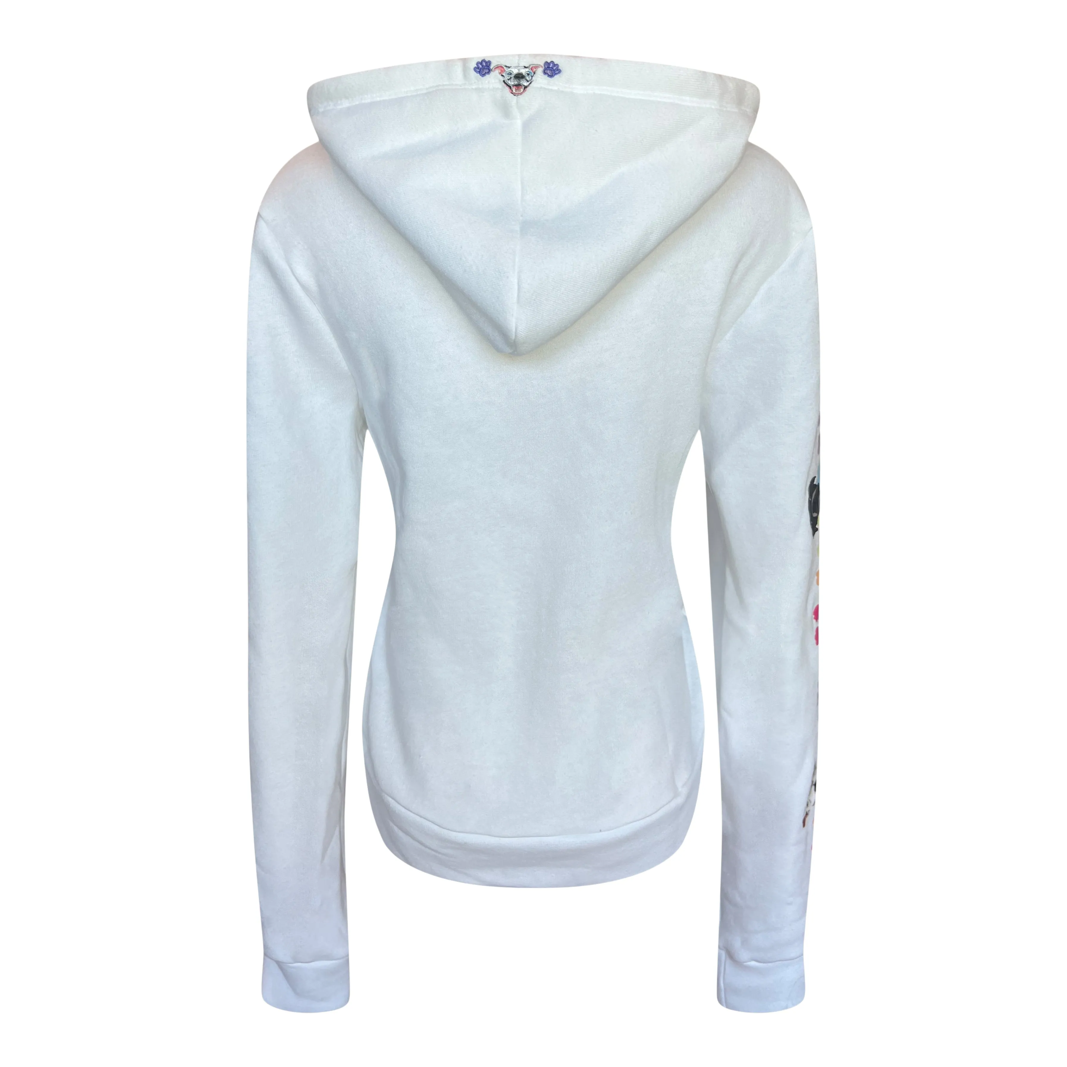 Cloud Haven Big Heart Signature Hoodie White