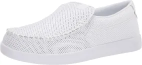 DC Men's Villain 2 Casual Slip On Skate Shoe Slipper, White, 12