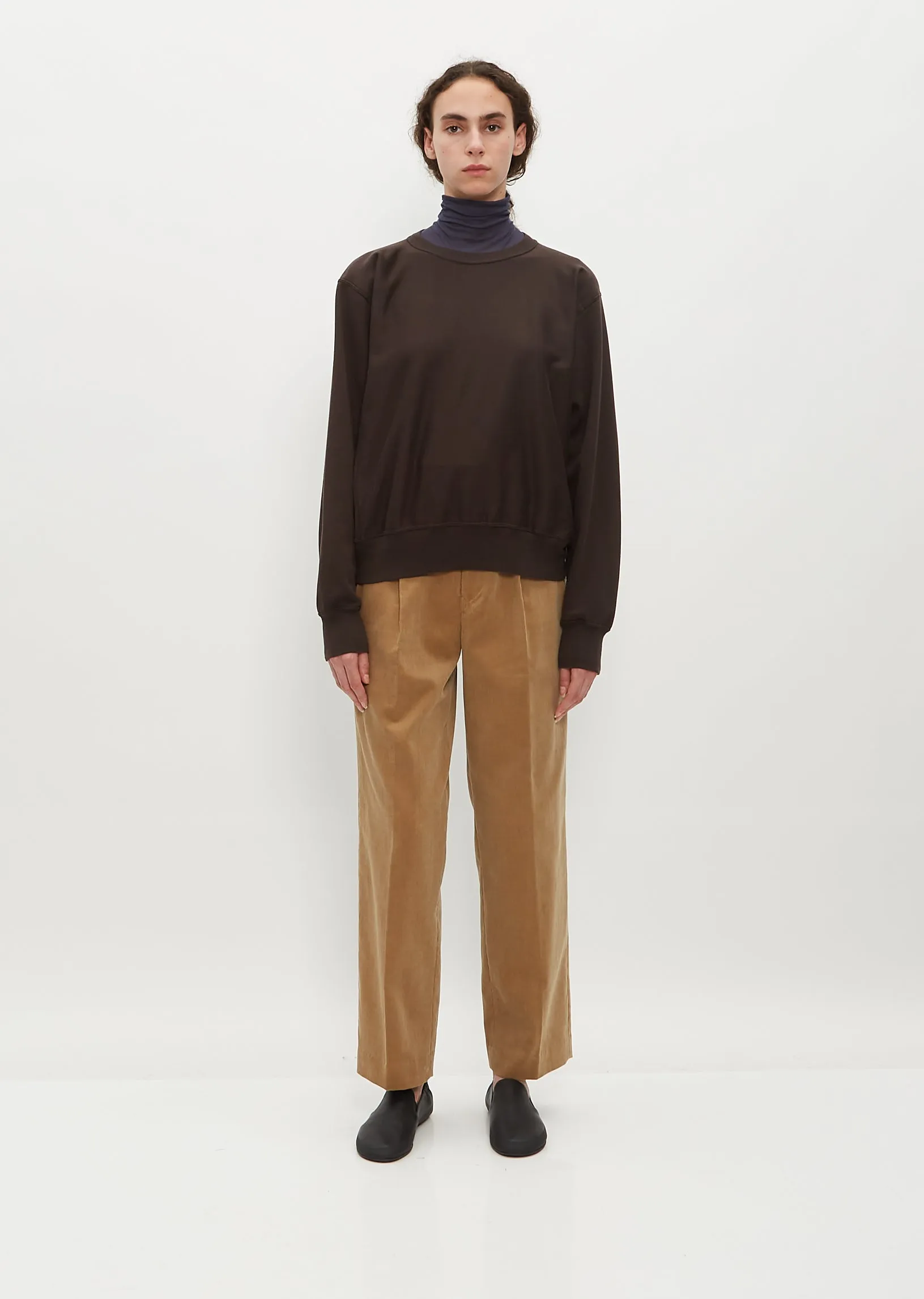 Elastic High Gauge Sweat Pull Over