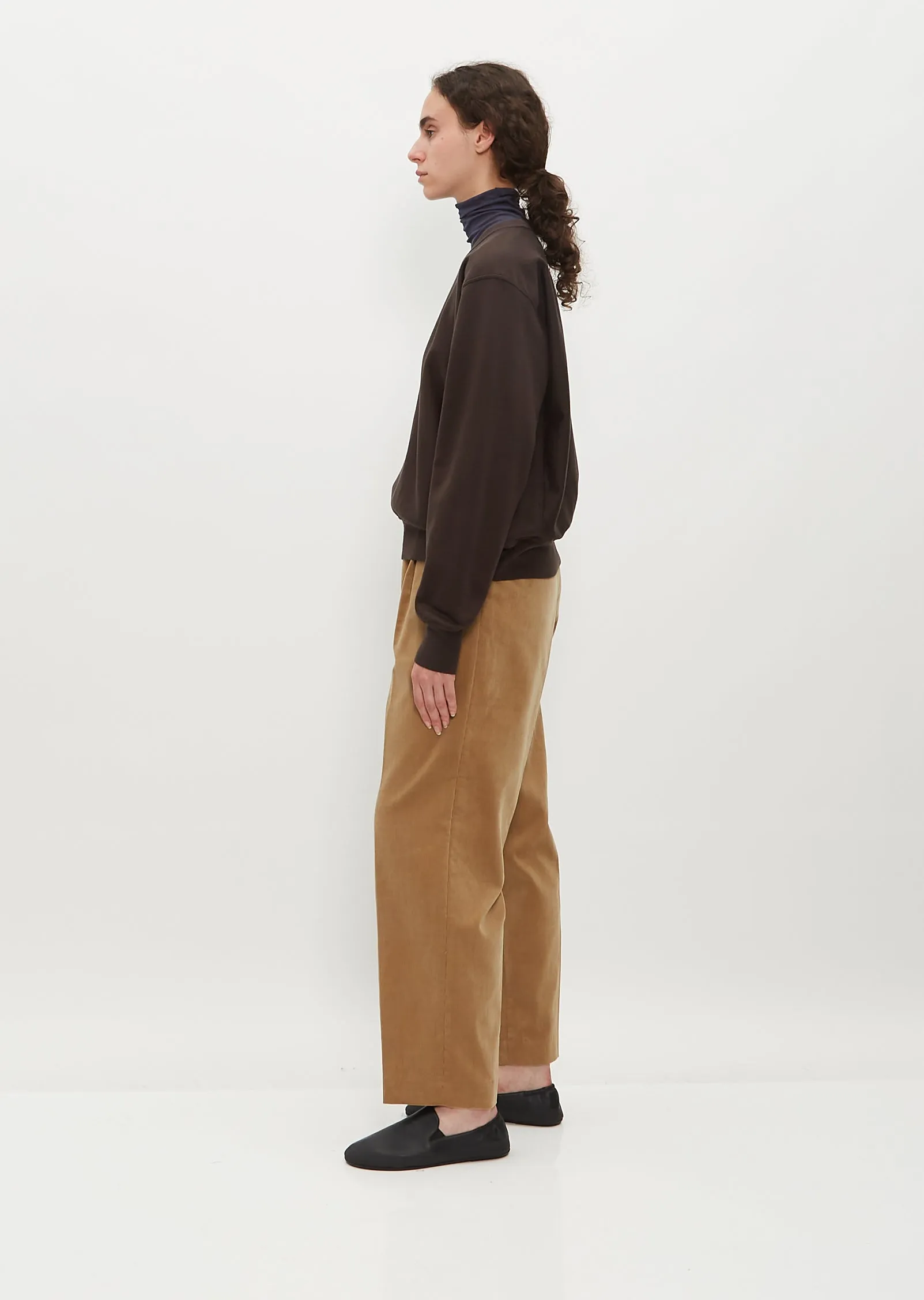 Elastic High Gauge Sweat Pull Over