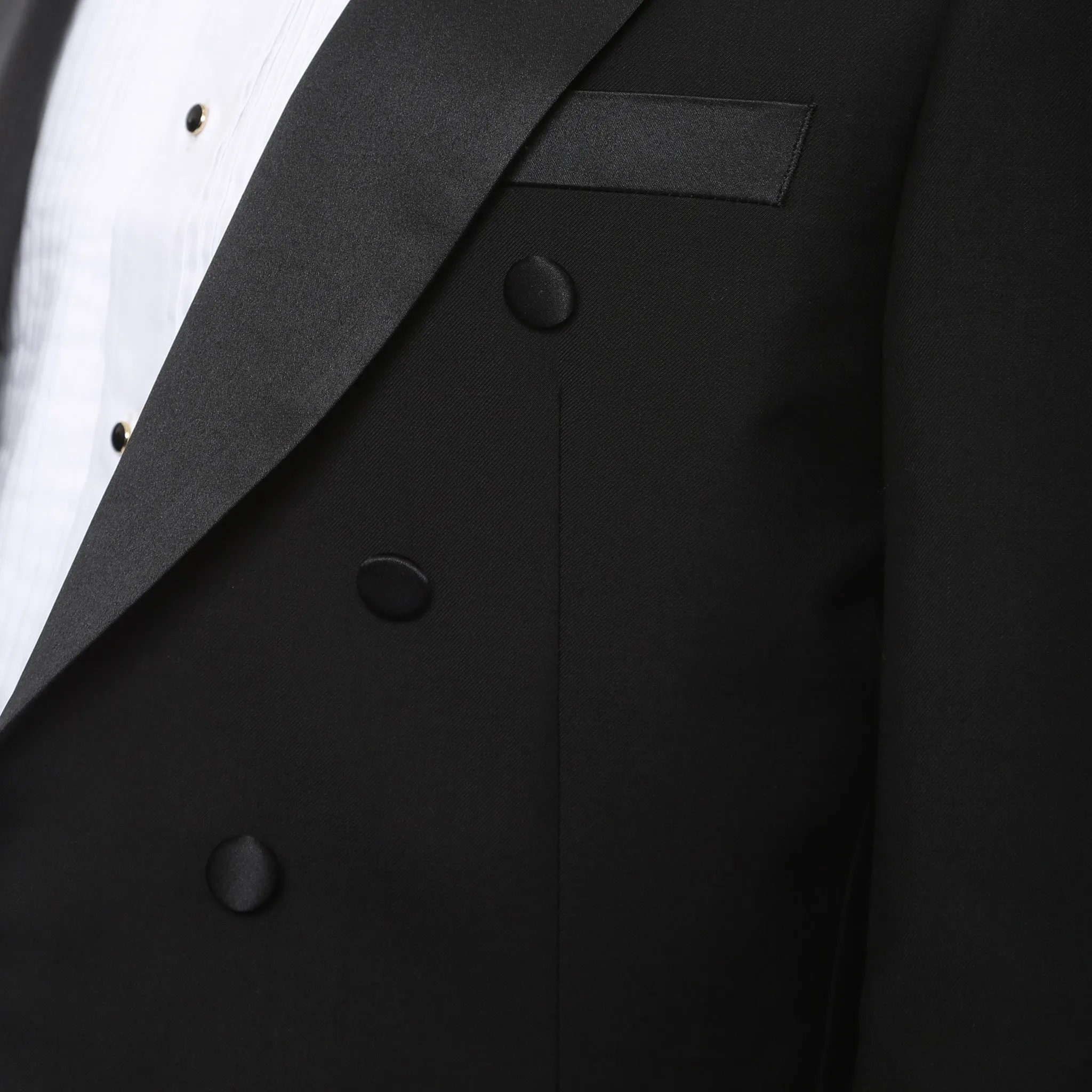 Ferrecci Men’s Regular Fit Peak Lapel Black Tailcoat Tuxedo Set