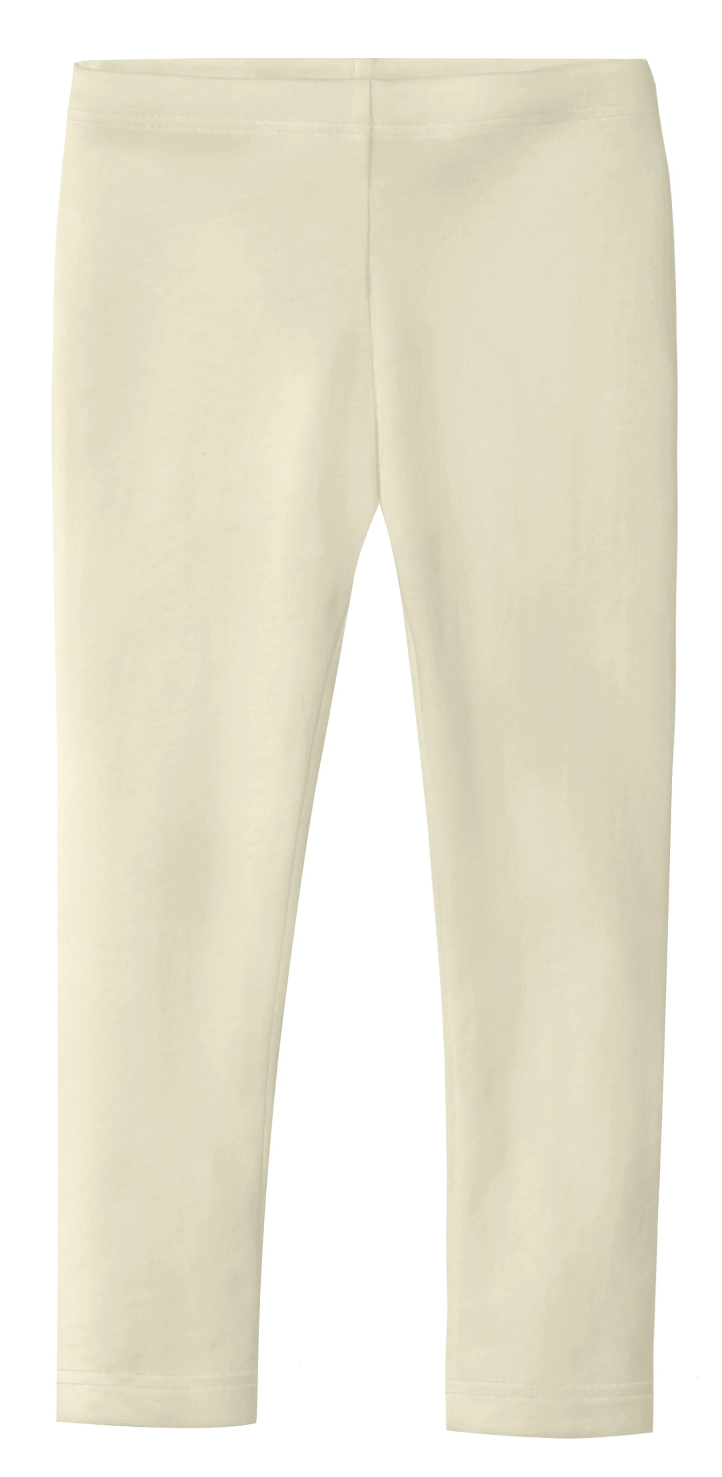 Girls Soft Organic Cotton Leggings | Oatmeal