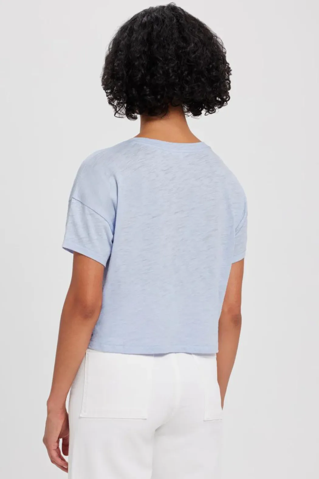 Goldie Signature Slub Crop Tee