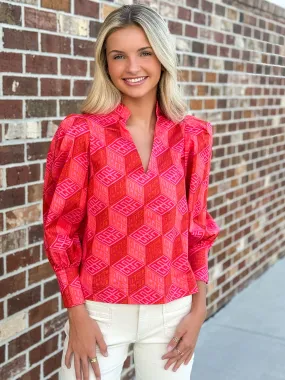 Hampton Top (Block Monogram)