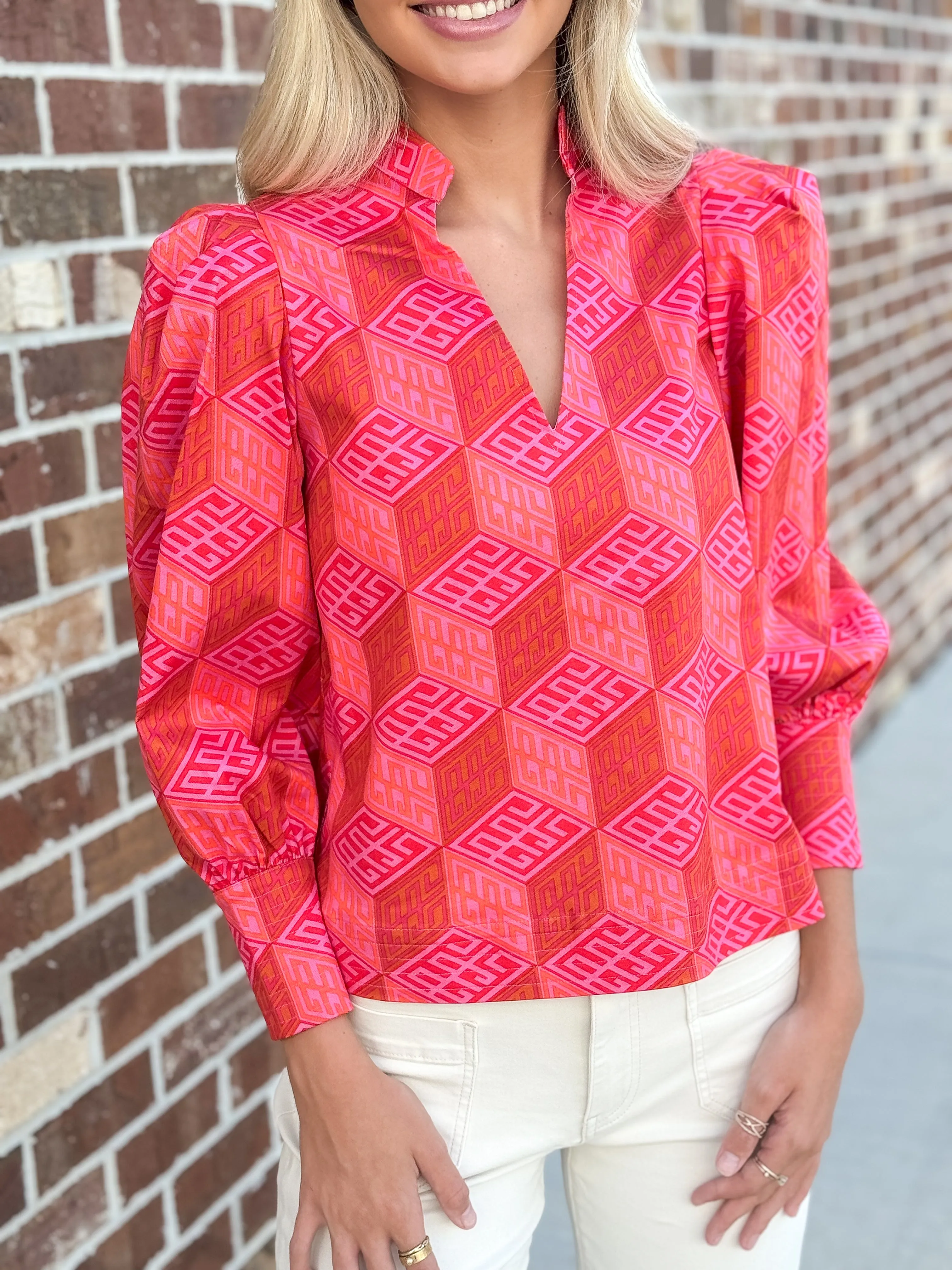 Hampton Top (Block Monogram)