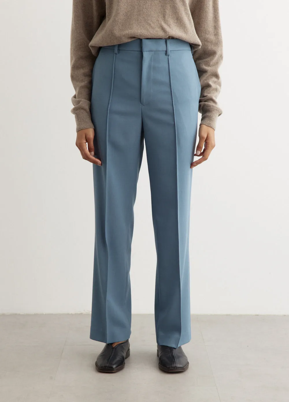 Hard Twist Wool Dobby Slacks