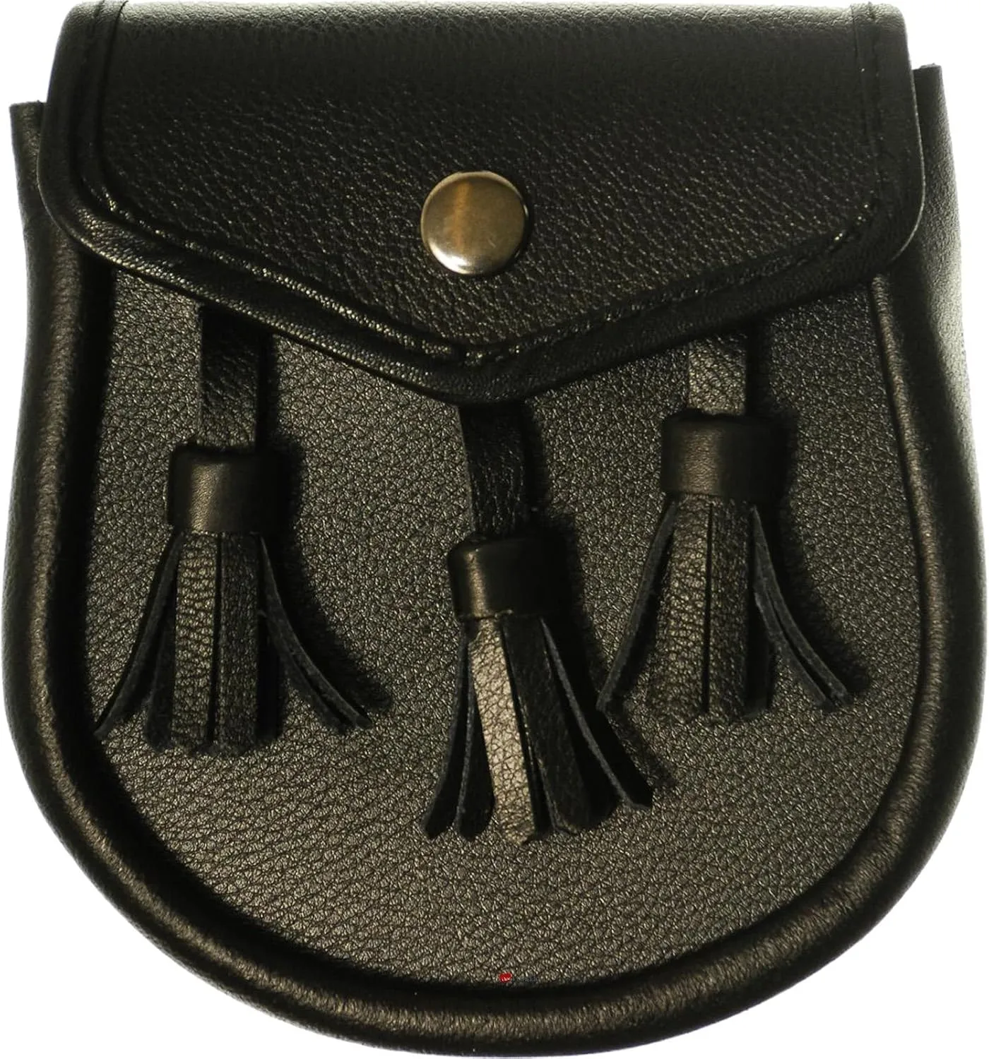 I LUV LTD Boys Half Dress Black Leather Basic Sporran