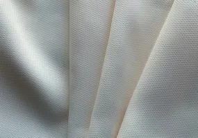 Ivory Vanilla Mock Pique Viscose (Made in Italy)