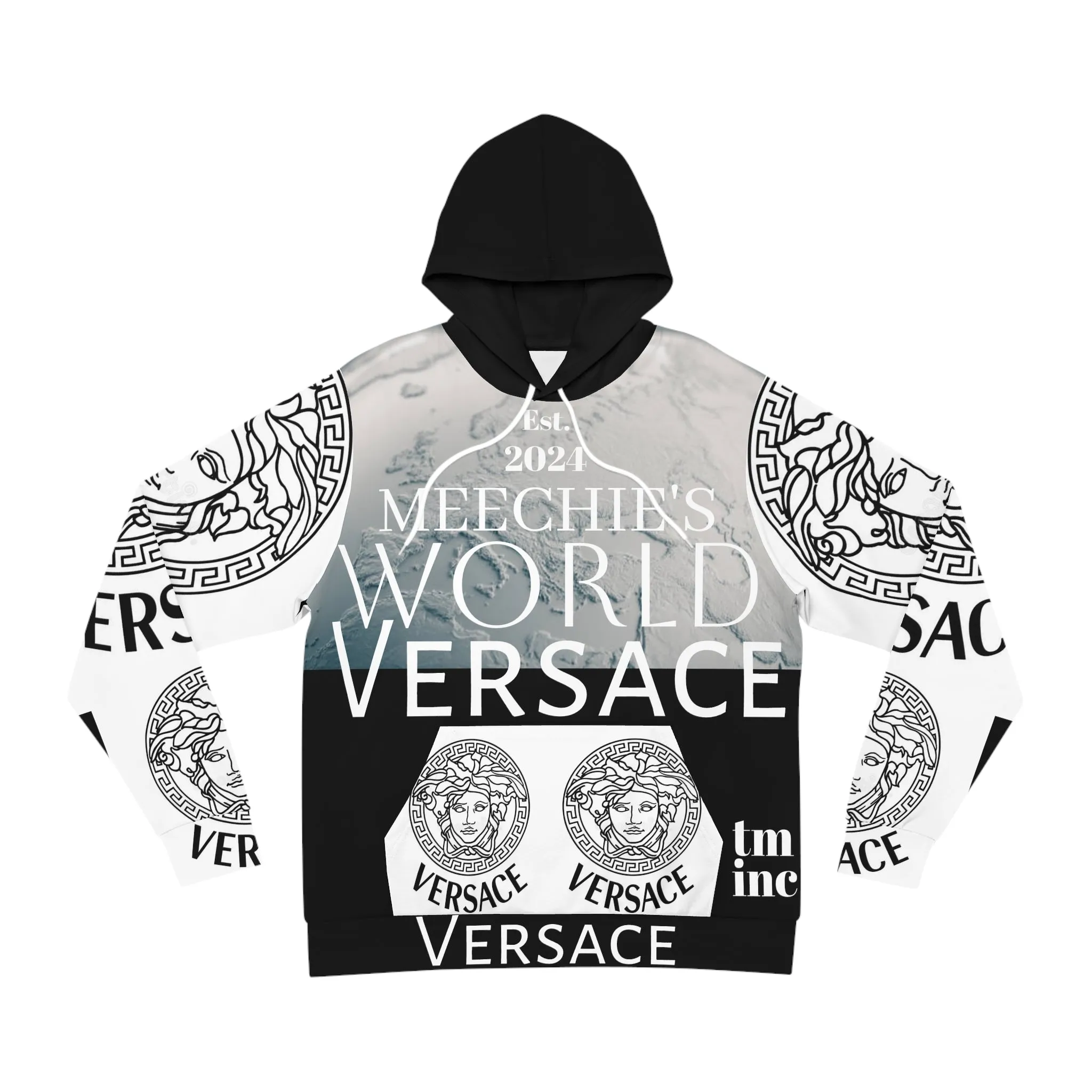 Meechiesworld  Versace Hoodie (AOP)