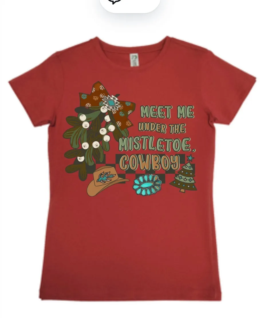 Meet me under the mistletoe Tee