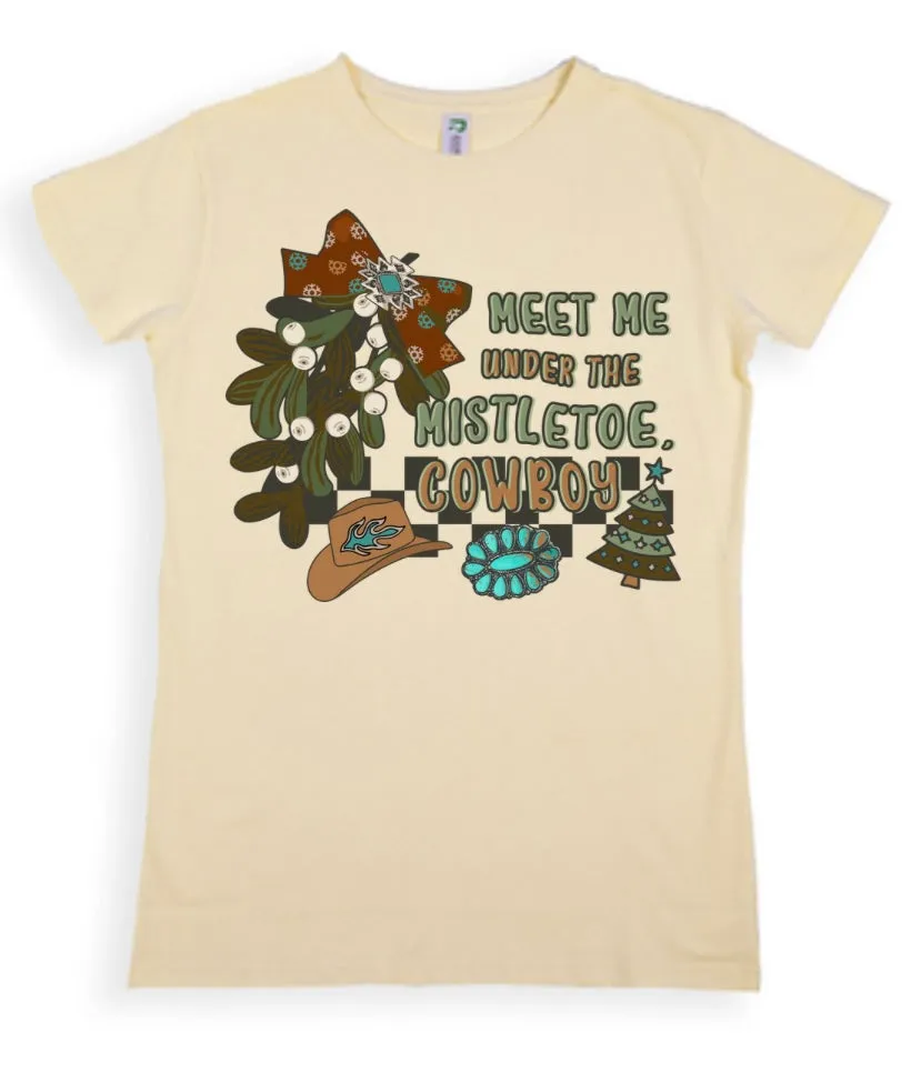 Meet me under the mistletoe Tee