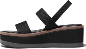 MeiLuSi Women's Platform Wedges Sandals Comfortable Walking Sandals Elastic Strap Comfy Wedges 2025 Spring Summer Casual Shoes Slip On