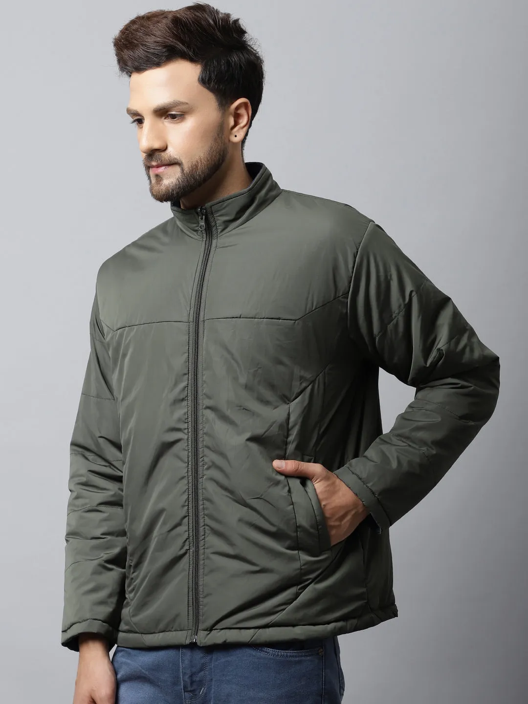 Mens Olive Jacket