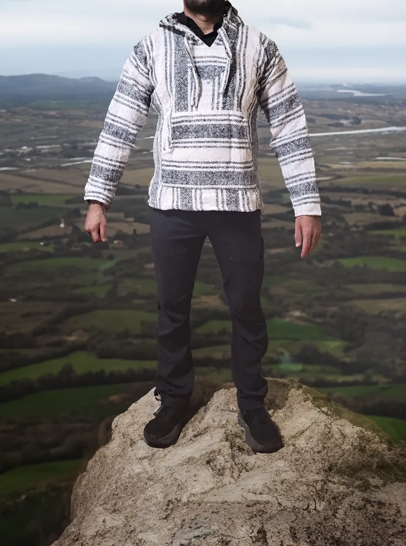 Mexican Baja Hoodie for Men & Women | Unisex Hoodie | Gray
