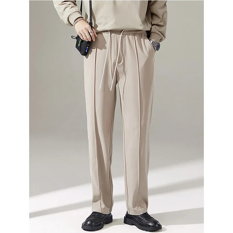 Midline Straight Leg Loose Casual Pants