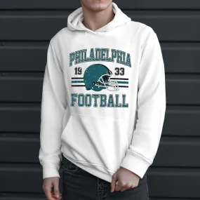 Philadelphia Football Wholesale Graphic Hoodie - Fast Shipping