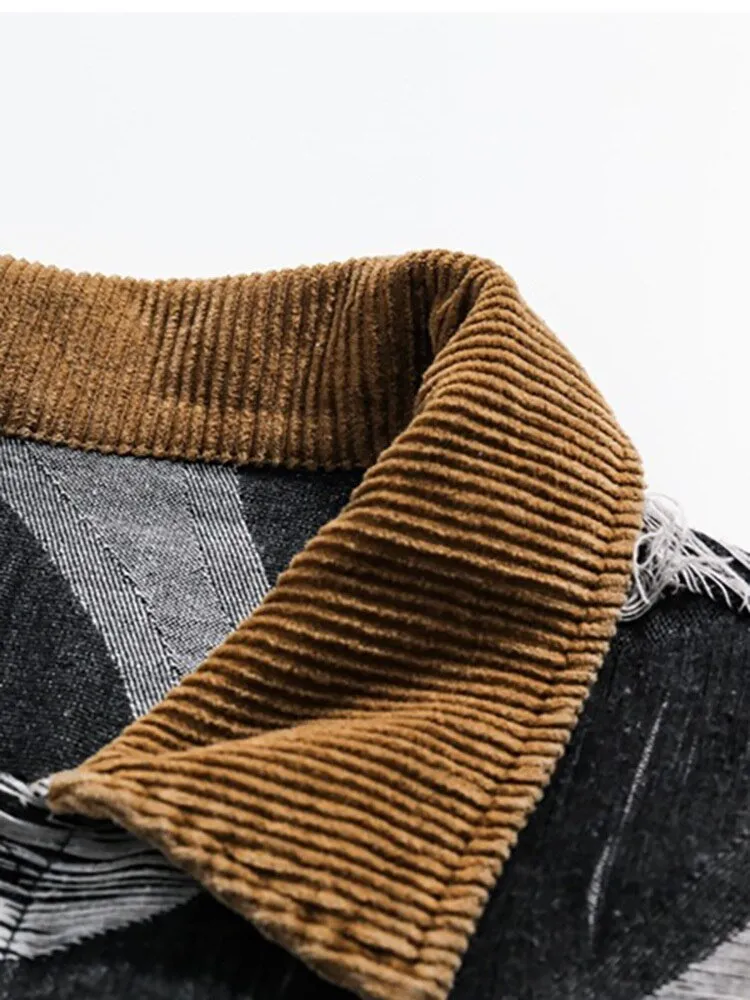 Pre Order:  Brushed Gradient Ripped Jacket