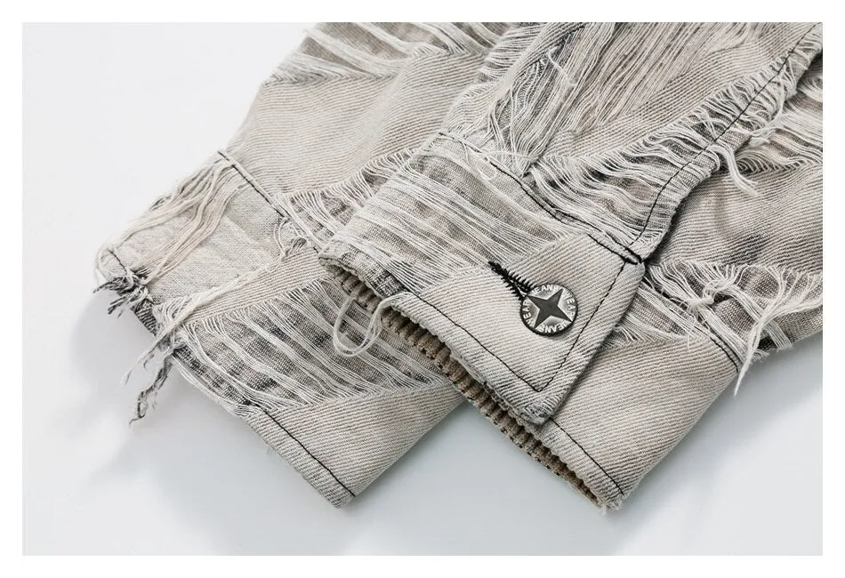 Pre Order:  Brushed Gradient Ripped Jacket