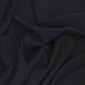 Premium Textured Black Wool 1708