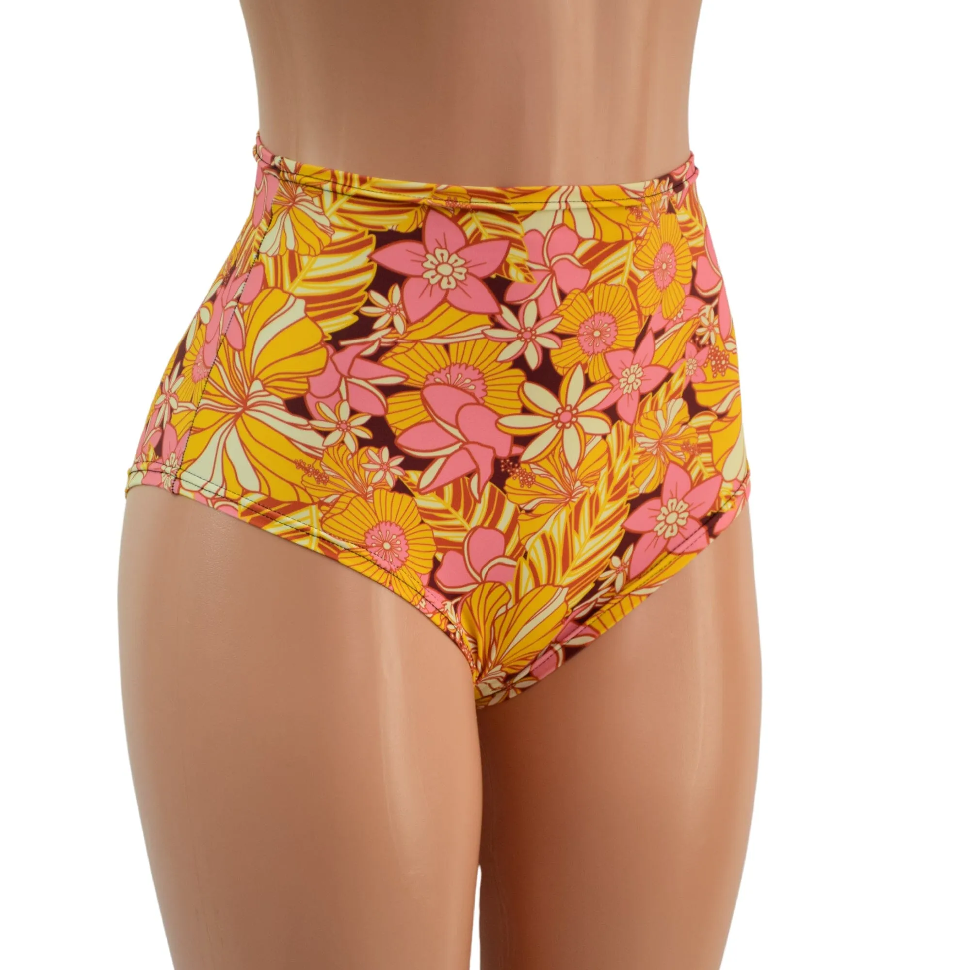 "What The Floral" Print Spandex Fabric