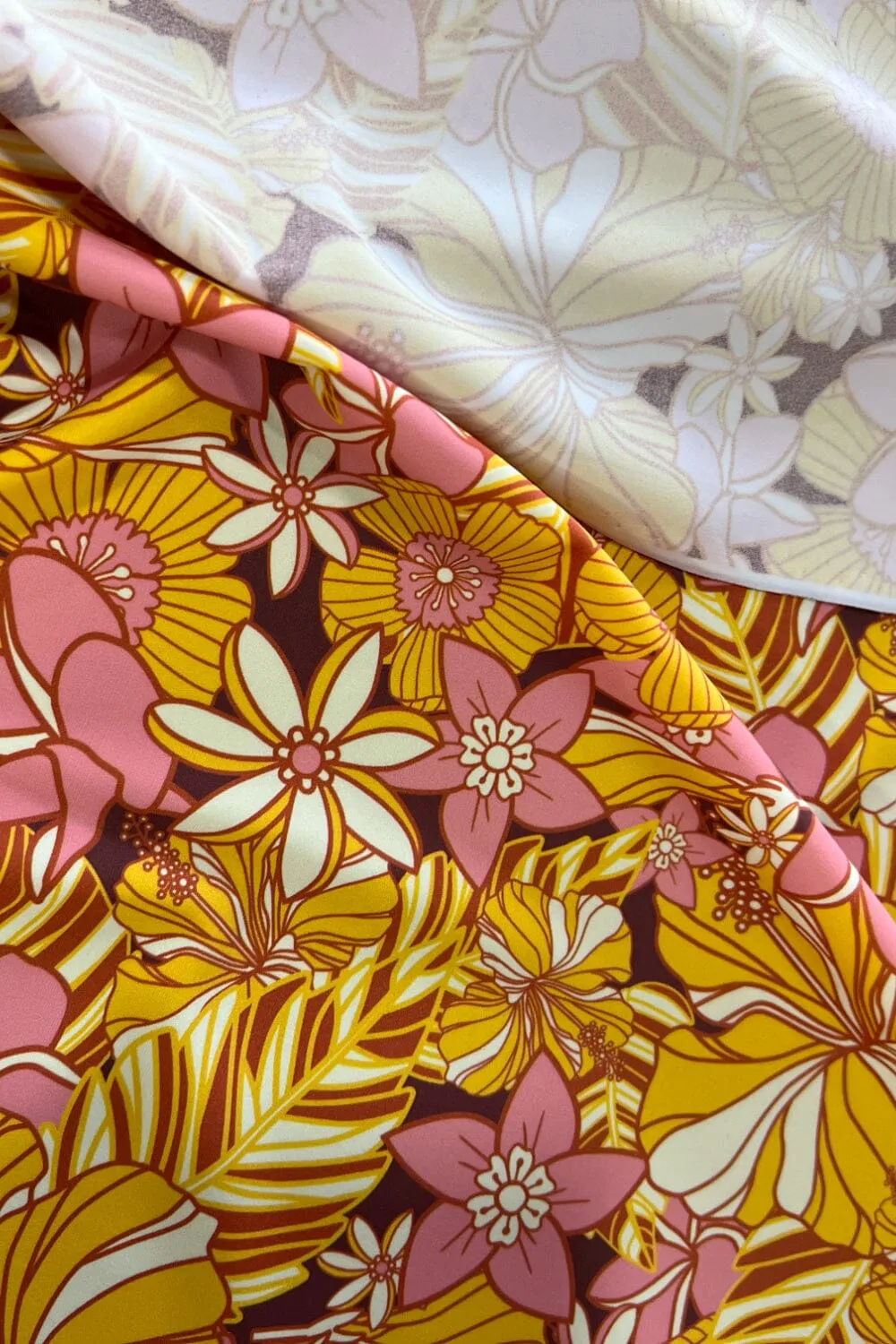 "What The Floral" Print Spandex Fabric