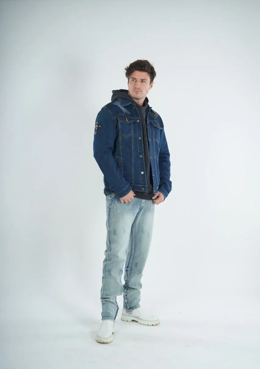 RED BANDANA SACRED CROSS VALKYRE JACKET