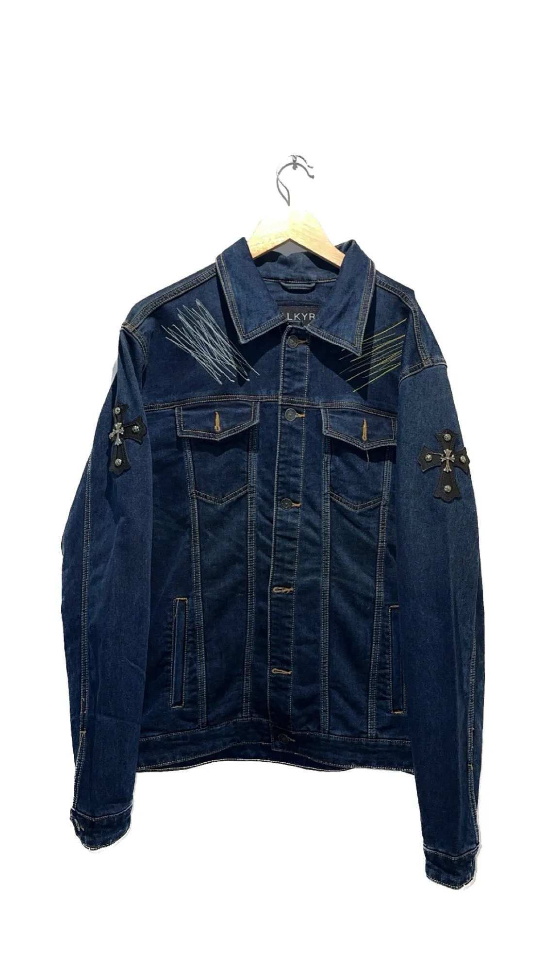RED BANDANA SACRED CROSS VALKYRE JACKET