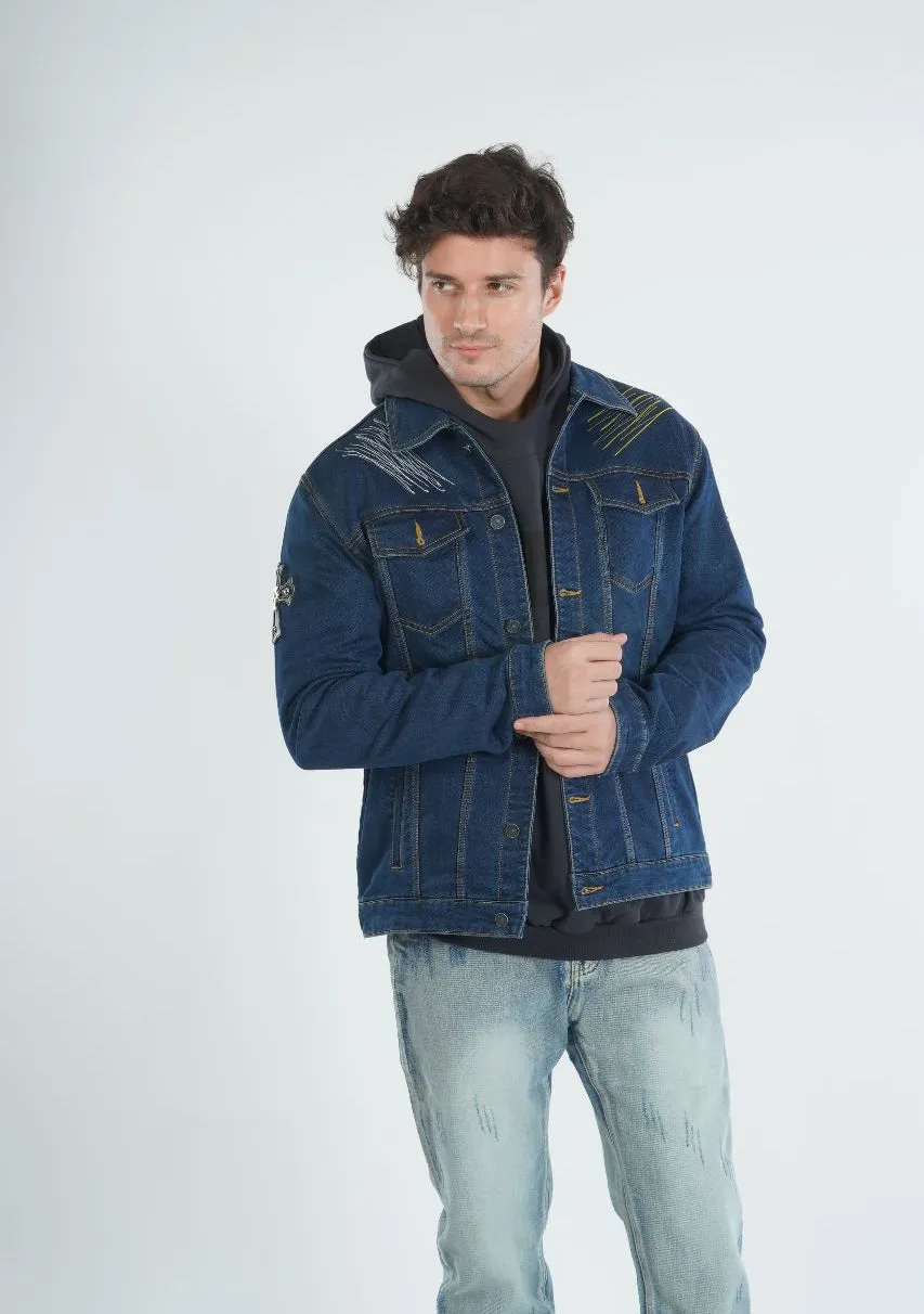 RED BANDANA SACRED CROSS VALKYRE JACKET