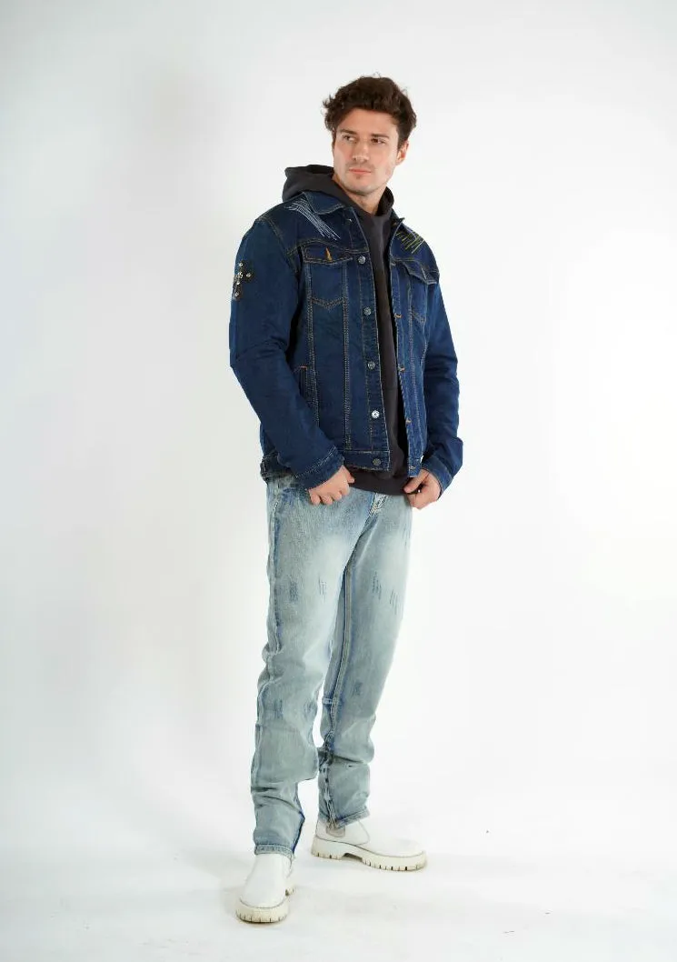 RED BANDANA SACRED CROSS VALKYRE JACKET
