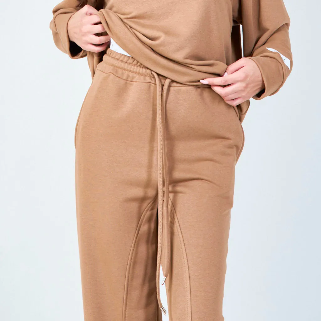 Relaxed drawstring pants wholesale