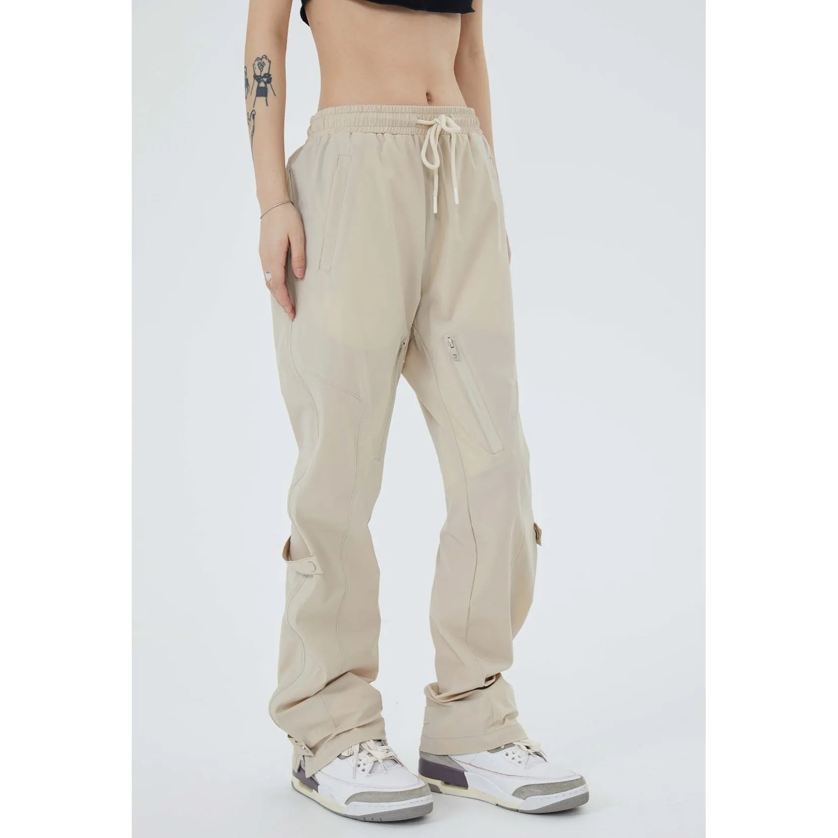 Relaxed Fit Drawstring Pants