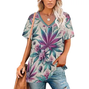 Roller Queen V-Neck Tee
