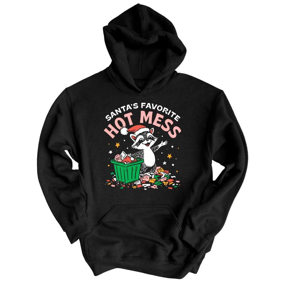 Santa's Favorite Hot Mess - Hoodie