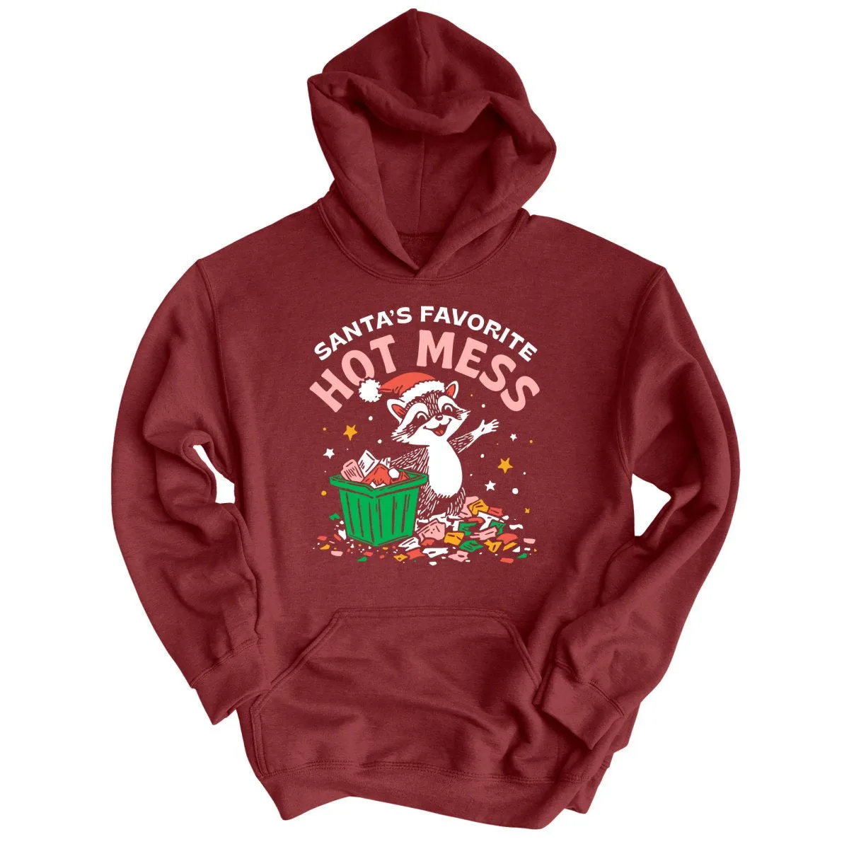 Santa's Favorite Hot Mess - Hoodie