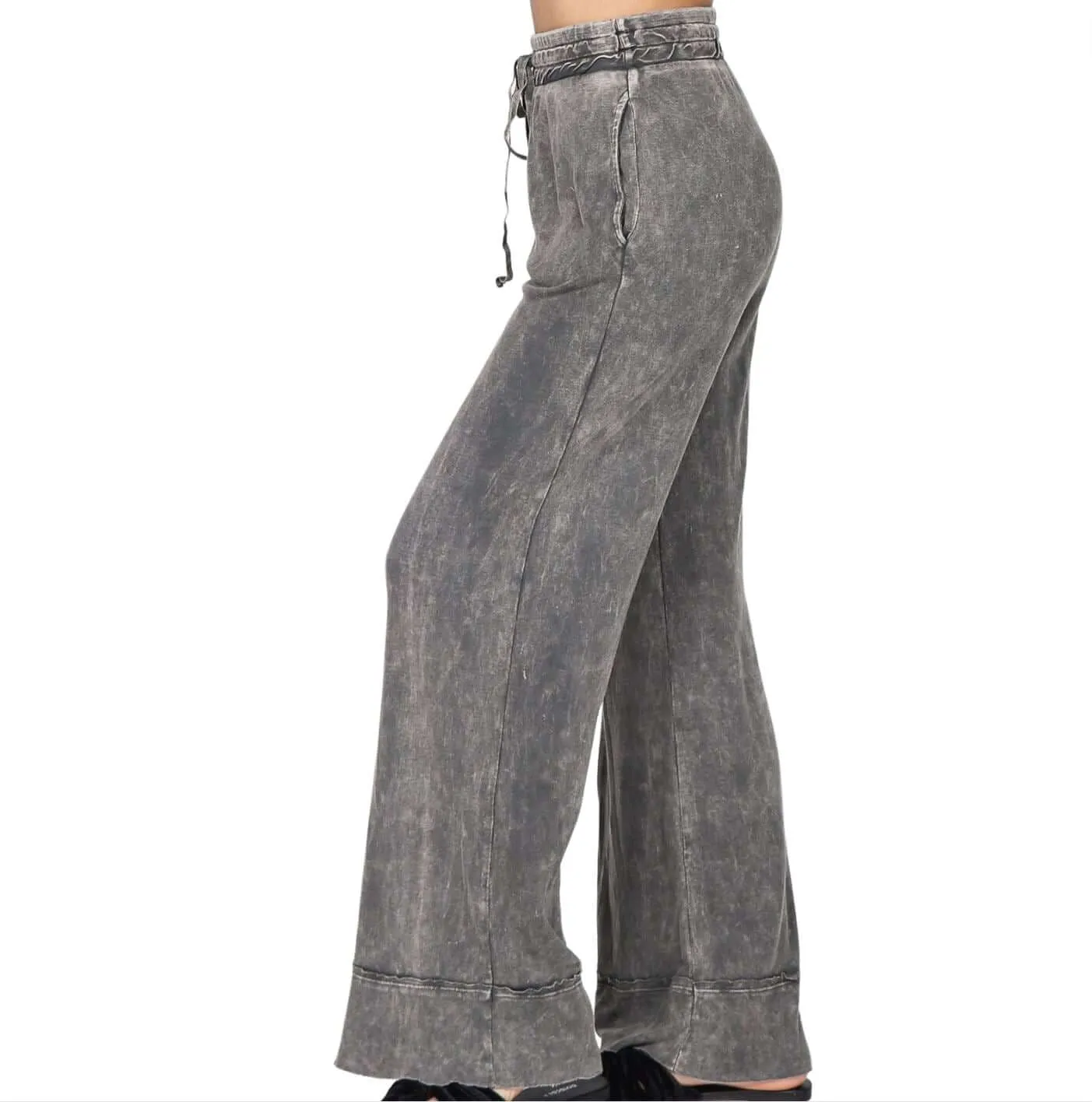 Soft Mineral Washed Relaxed Fit Pants