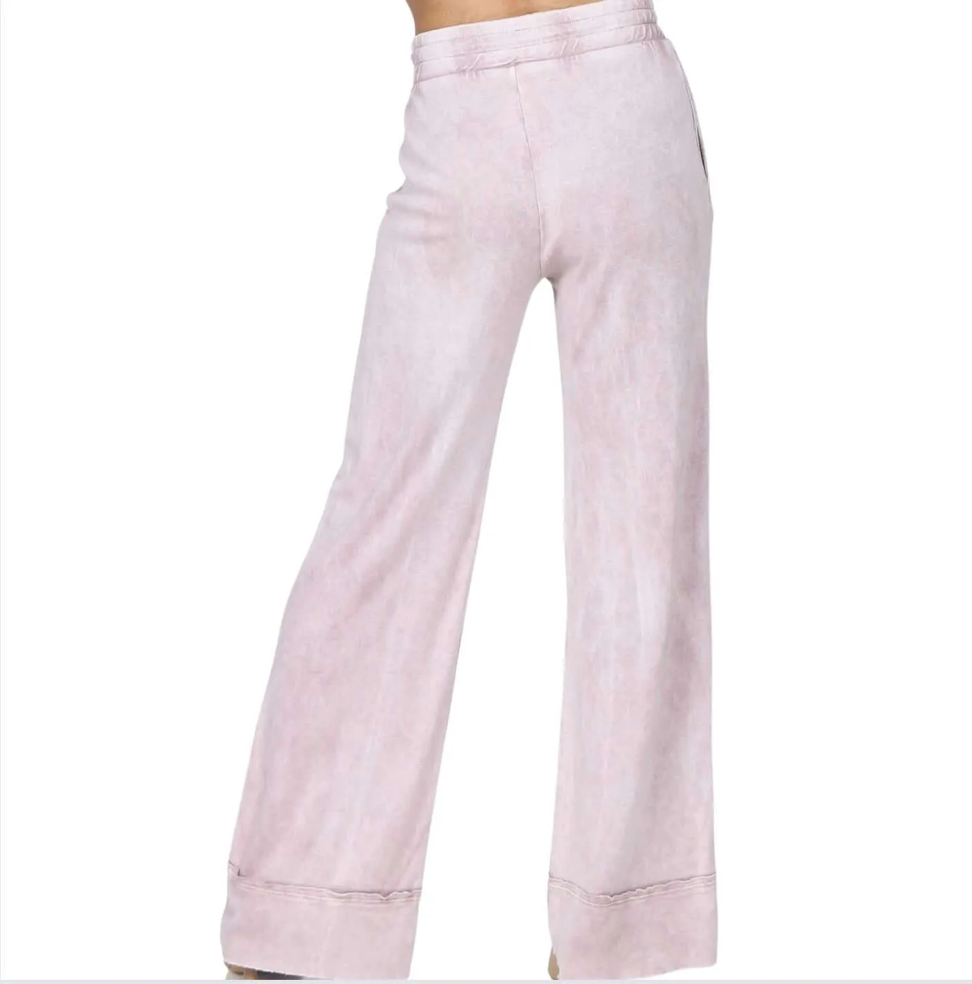 Soft Mineral Washed Relaxed Fit Pants