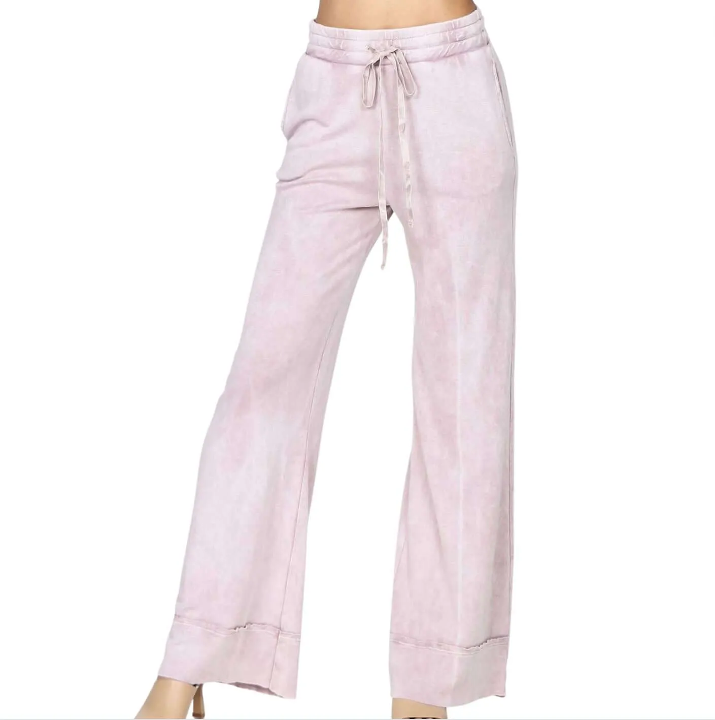 Soft Mineral Washed Relaxed Fit Pants